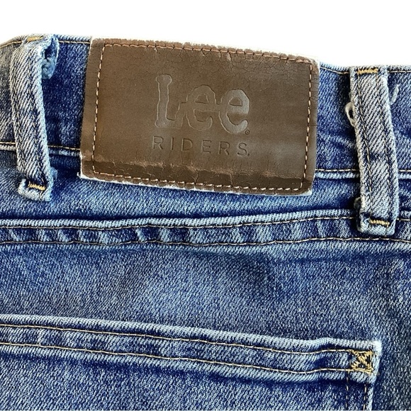 Lee Riders Men’s Regular Fit Jeans Y2K Distressed Fading Size 36x32 Thrashed - Picture 12 of 15